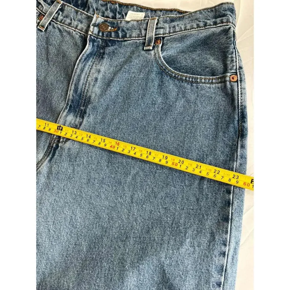 Levi's 560 Loose Fit Straight Leg Jeans Size 16 Cotton‎ Denim
